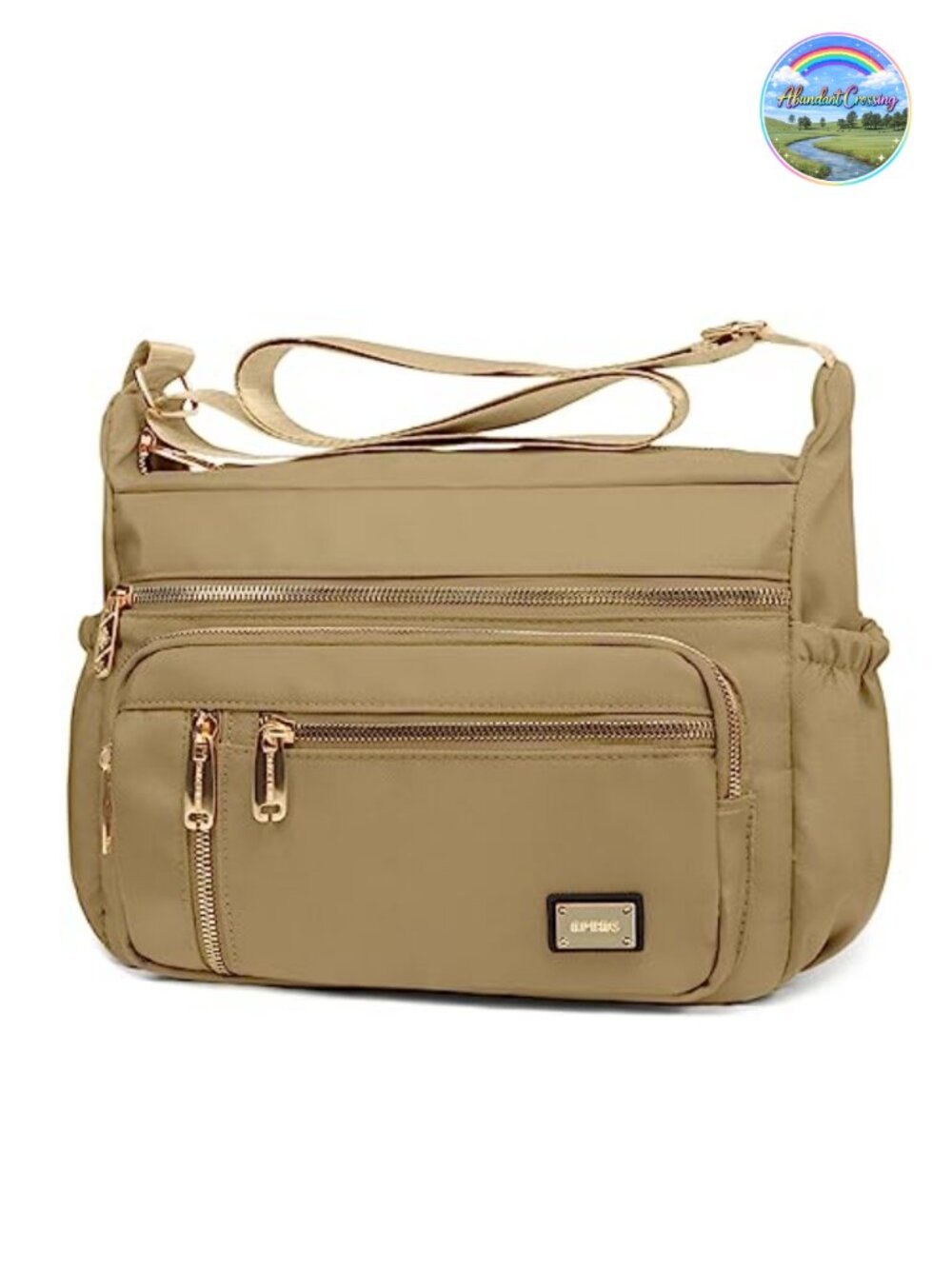 Crossbody Bag for Women Waterproof Multi-Pockets Adjustable Strap Shoulder Purse